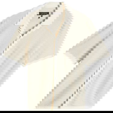 Košeľa rag & bone Rag & Bone Avery Zig-Zag Towelling Shirt, Size Large Biela | MBS25S036YF36-IVO, 1