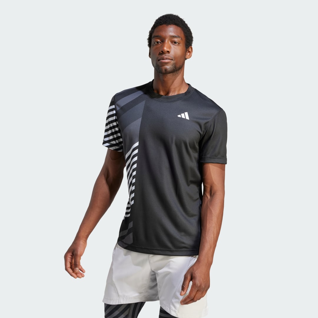 Tričko adidas Originals Tennis HEAT.RDY FreeLift Pro Čierna | IK7112, 0