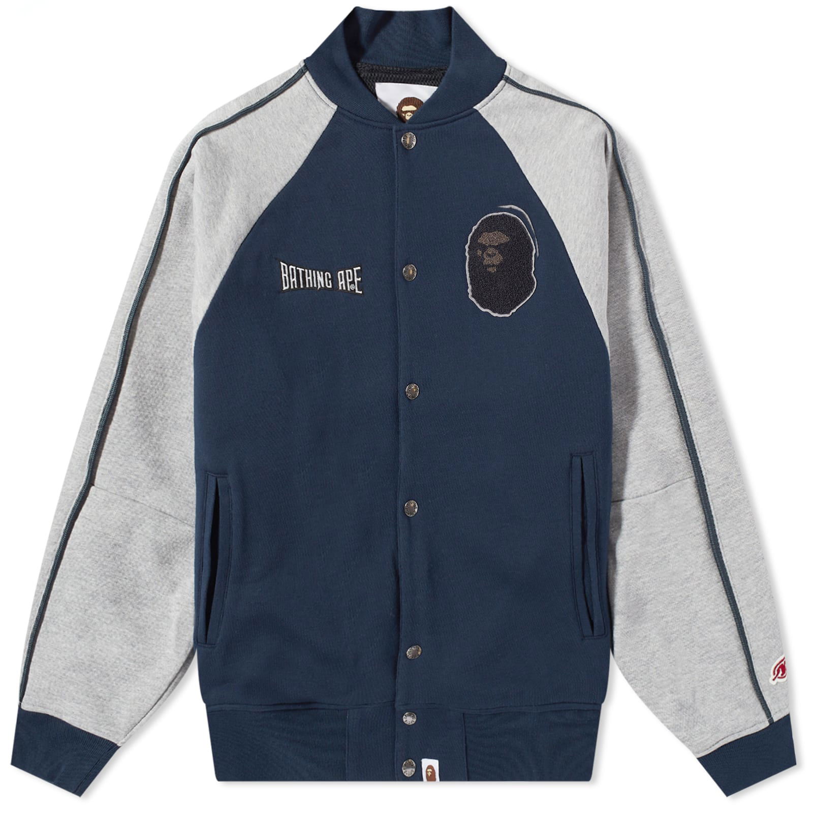 Sweat Varsity Jacket Navy