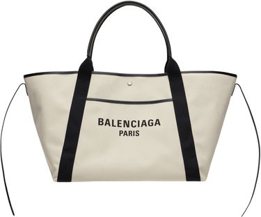 Tote bag Balenciaga Biarritz Large Canvas Tote Bag Béžová | 805116 2ABBN, 0