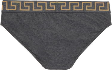 Boxerky Versace Three-Pack Briefs With Greca Border Šedá | AU10327_1A10011, 2