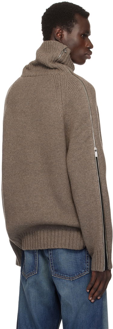 Sveter Helmut Lang Suitcase Turtleneck Sweater Hnedá | O06HM797, 2
