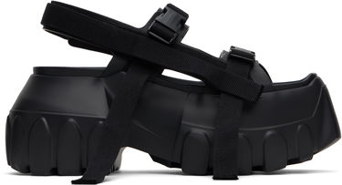 Tenisky a topánky Rick Owens Rick Owens Hollywood Mega Tractor Sandals Čierna | RU01E5866 LOO, 0