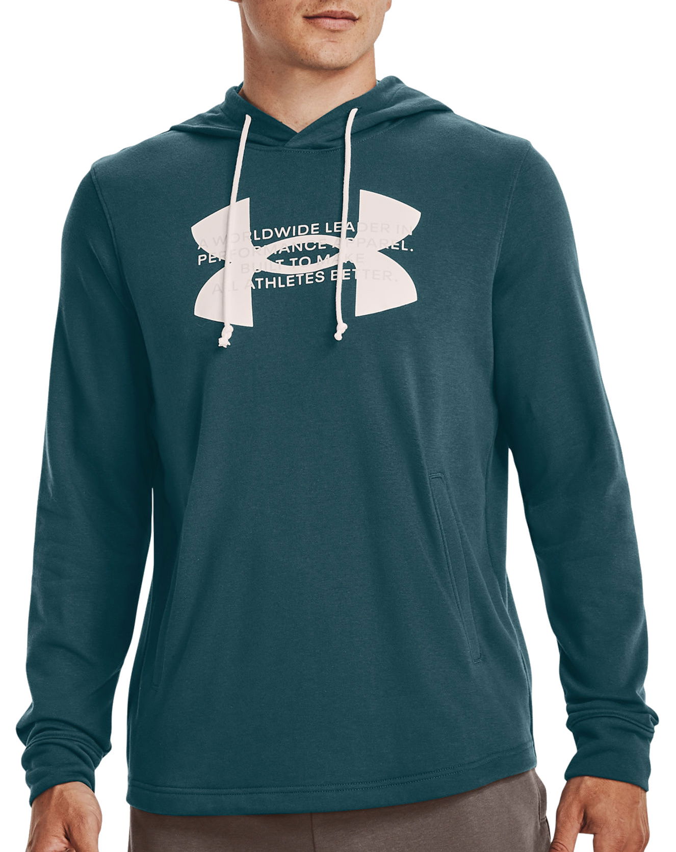 Mikina Under Armour Rival Terry Logo Zelené | 1373382-716, 0