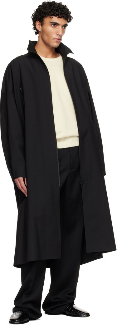 Trenčkot Fear of God Technical Wool Trench Coat Čierna | FG25FW32-324WBP-001, 3