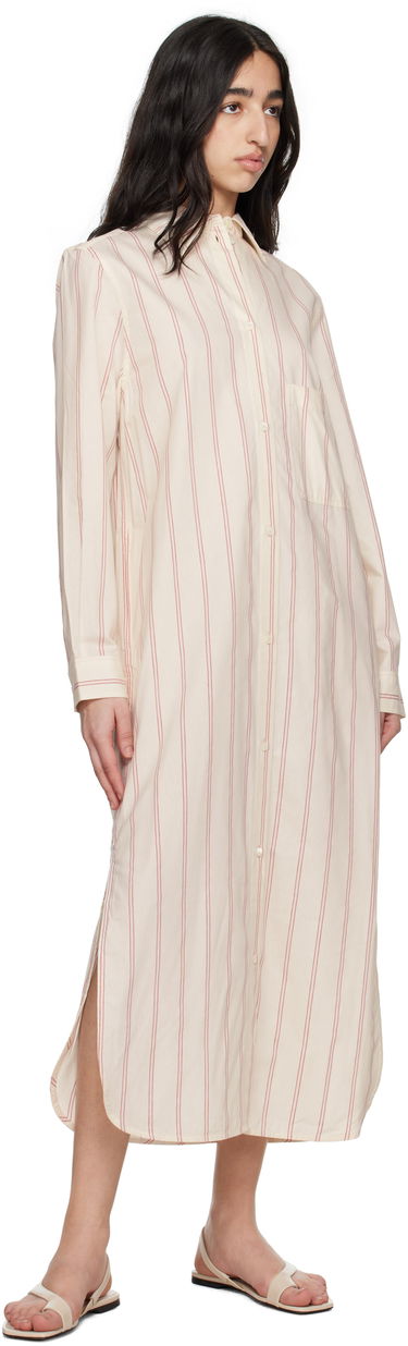 Šaty TOTEME TOTEME Striped Tunic Midi Dress Biela | 252-WRD1752-FB0388, 3