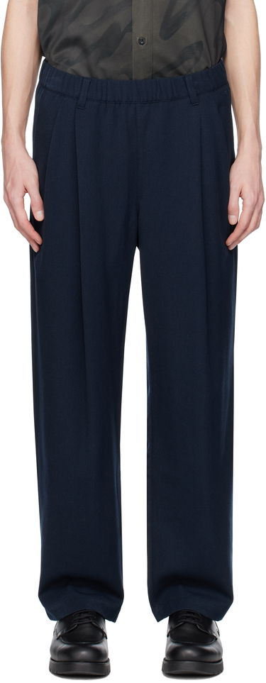 Nohavice Dime Dime Pleated Twill Trousers Navy | DIMESP2514CHA, 0