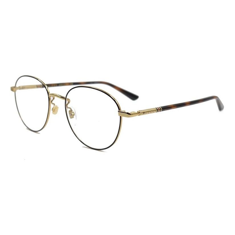 Slnečné okuliare Gucci Gucci Round Optical Glasses with Enamel Ribbon Element Hnedá | GG0392O-002