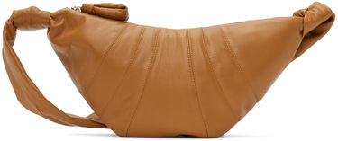 Ľadvinka LEMAIRE Lemaire Small Croissant Leather Shoulder Bag Hnedá | BG253 LL095, 0
