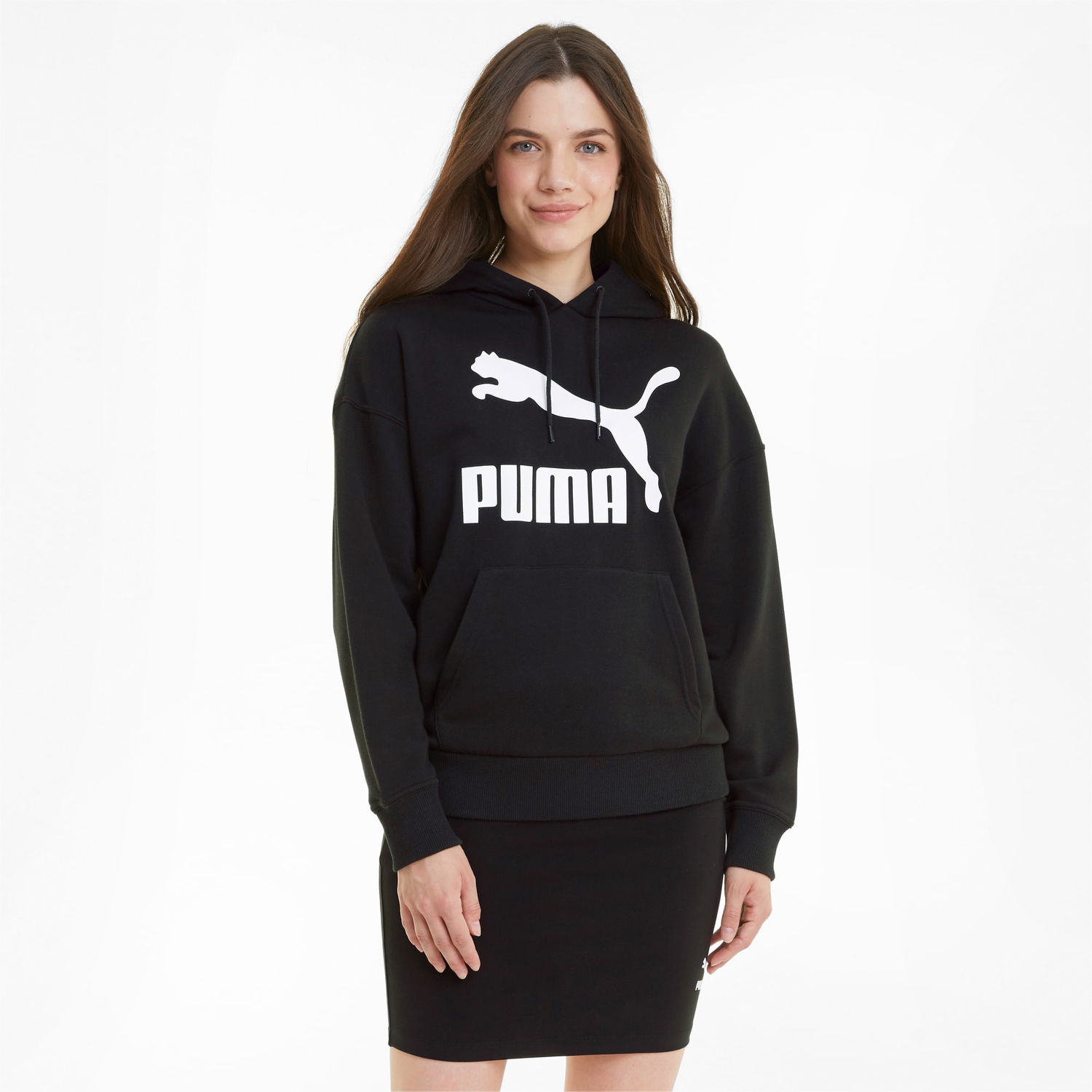 Mikina Puma Classics Logo Hoodie Čierna | 530074_01, 0