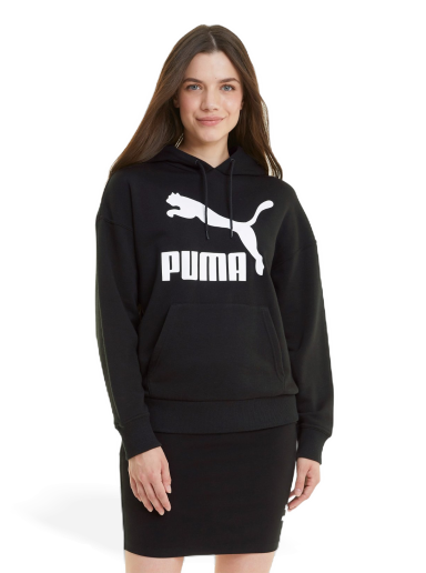 Mikina Puma Classics Logo Hoodie Čierna | 530074_01