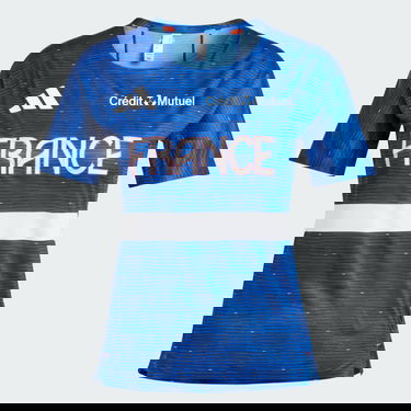 Tričko adidas Performance Team France Adizero Modrá | IT4008, 3