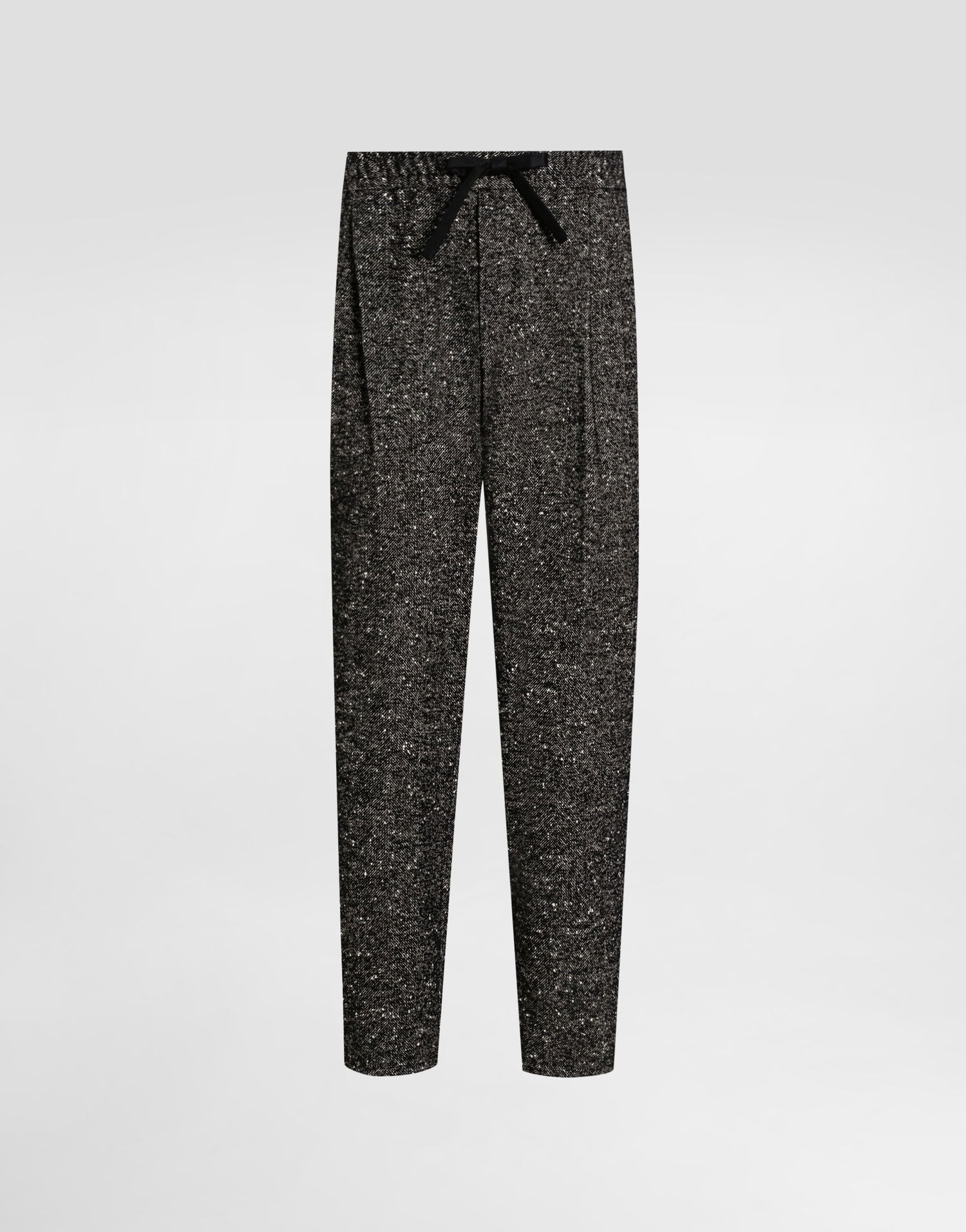Nohavice Dolce & Gabbana Dolce & Gabbana Bouclé Joggers Čierna | GP12RTFCZAMS8030, 0
