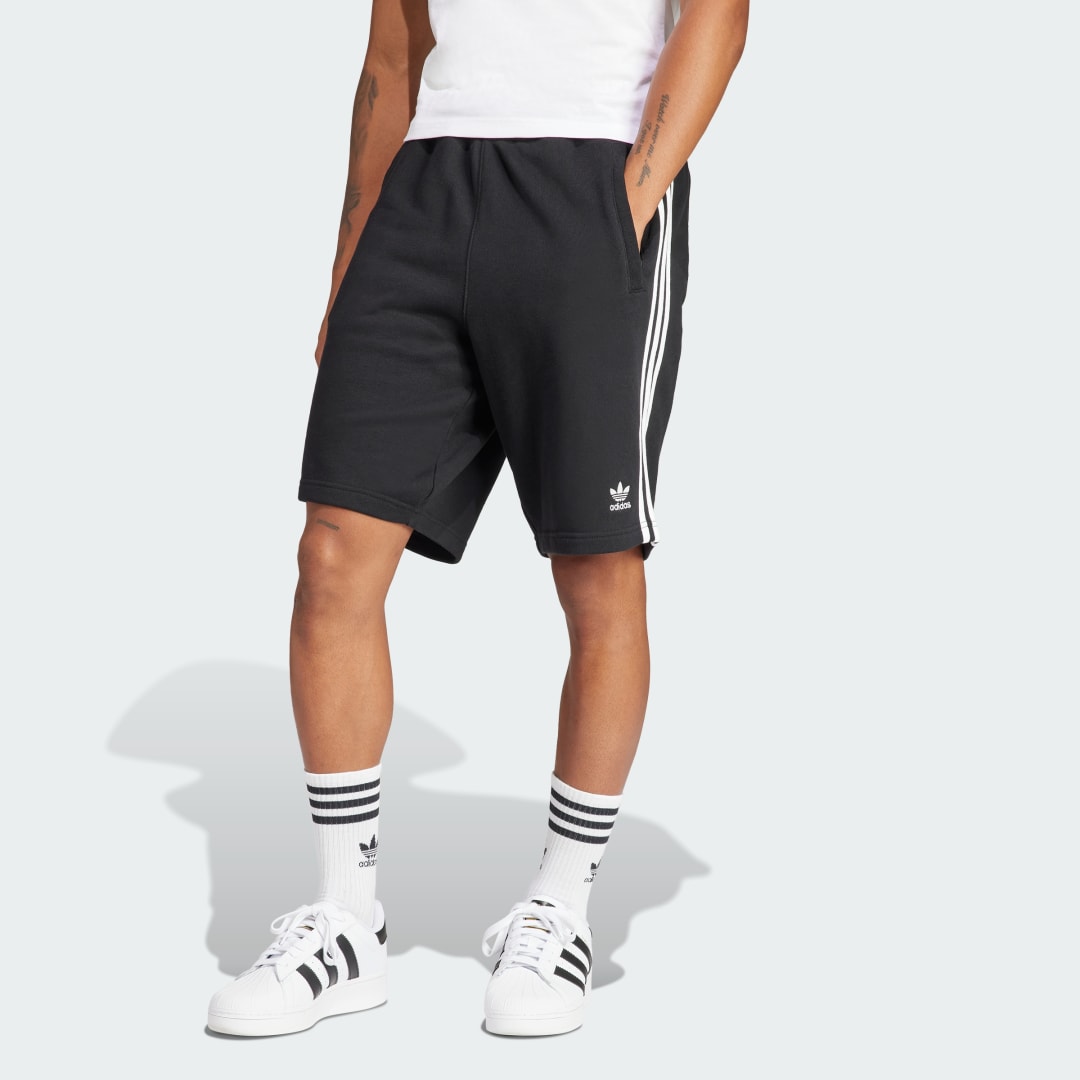 Šortky adidas Originals Adicolor 3-Stripes Shorts Čierna | IU2337, 1