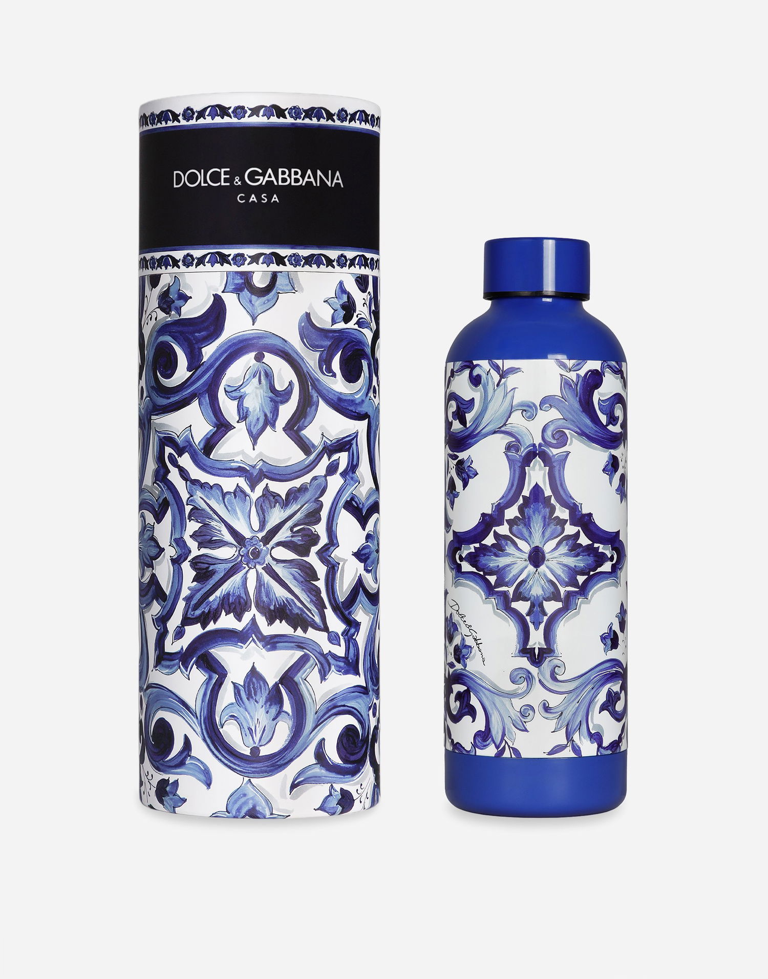 Fľaše Dolce & Gabbana Dolce & Gabbana Blu Mediterraneo Print Water Bottle 500ml Modrá | TC0169TCA42UB001, 0