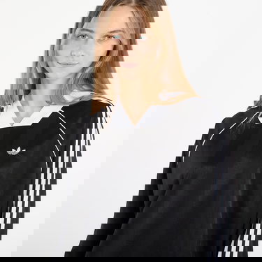 Dres adidas Originals 3S Jaquard Long Sleeve Jersey Čierna | KD2897, 1