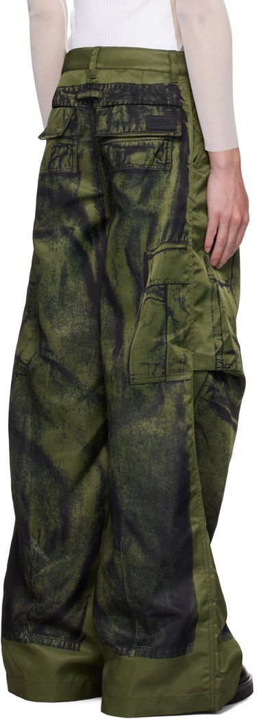 Cargo nohavice Jean Paul Gaultier Jean Paul Gaultier 'The Trompe-L'œil' Cargo Pants Zelené | 24/30-F-PA134-C539-4100, 2