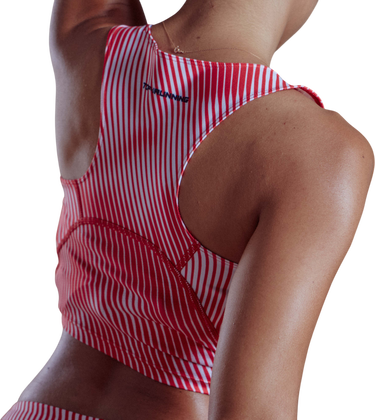 Crop Top adidas Originals Adizero TRC x Top4Running Crop Top Červená | iy5537-trc, 1