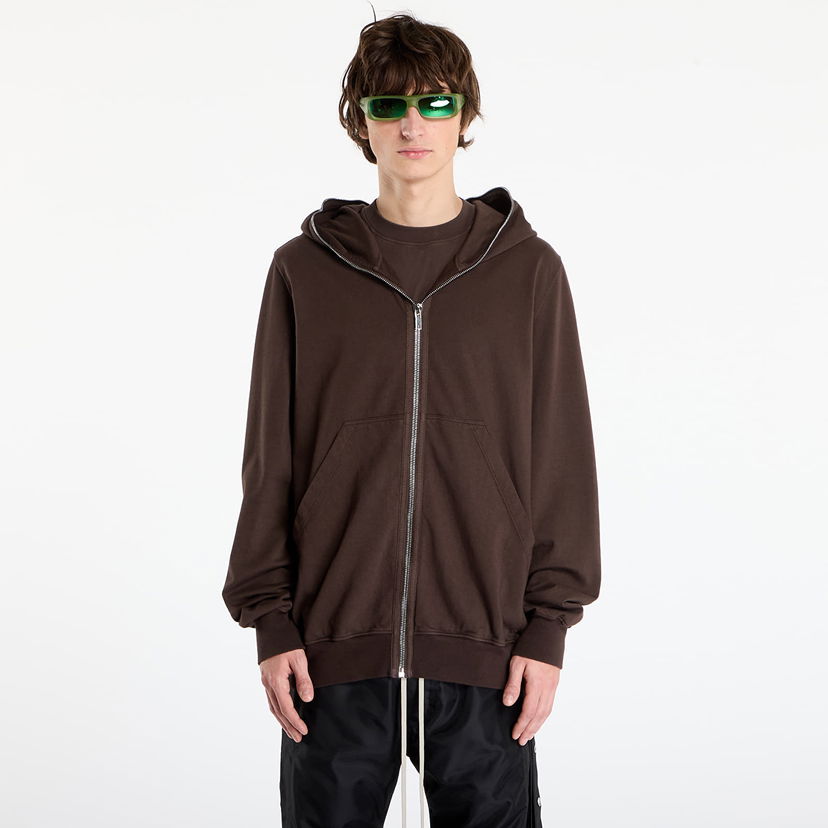 Mikina Rick Owens Jumbo Gimp Hoodie Hnedá | DU02E7283 RIG 78
