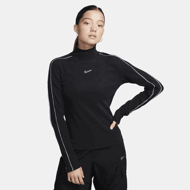 Tričko Nike Sportswear Long-Sleeve Top Čierna | FV4990-010, 0