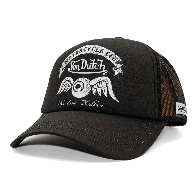 Šiltovka Von Dutch Von Dutch VD MC Trucker Cap Čierna | VD/0/CAS1/CREW8