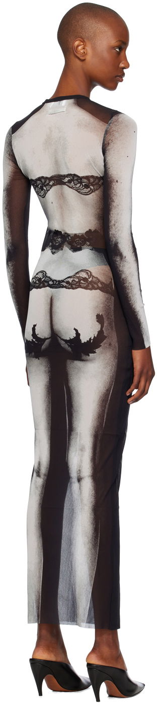 Šaty Jean Paul Gaultier Gaultier Printed Mesh Maxi Dress Rôznofarebný | 24/31-F-RO269-T564-000201, 2