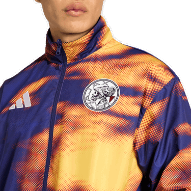 Vetrovka adidas Performance Ajax Amsterdam x ID&T Graphic Track Top Rôznofarebný | JZ1585, 2