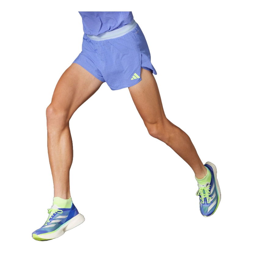 Šortky adidas Performance Adizero Running Split Shorts Modrá | IX2812