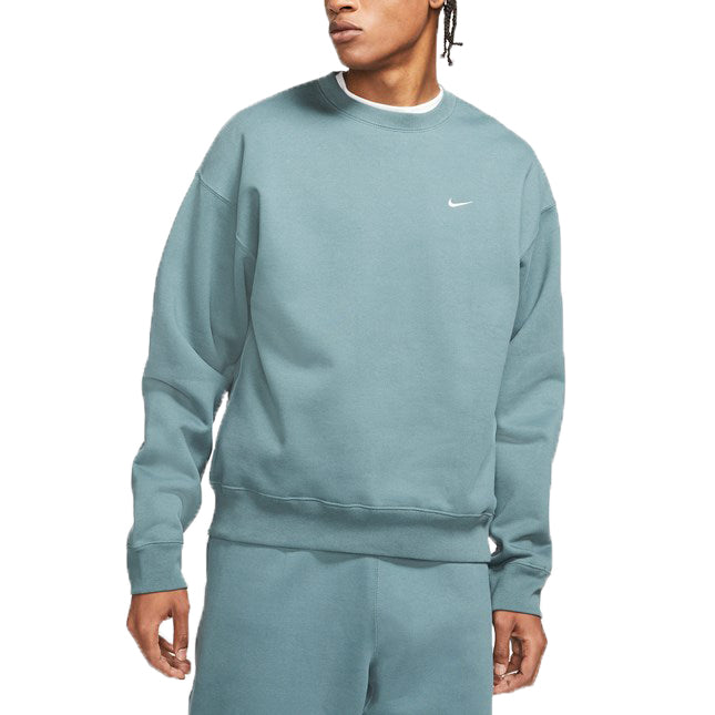 Mikina Nike Nike Lab Solo Swoosh Fleece Crew Sweatshirt Tyrkysová | CV0554-387, 0