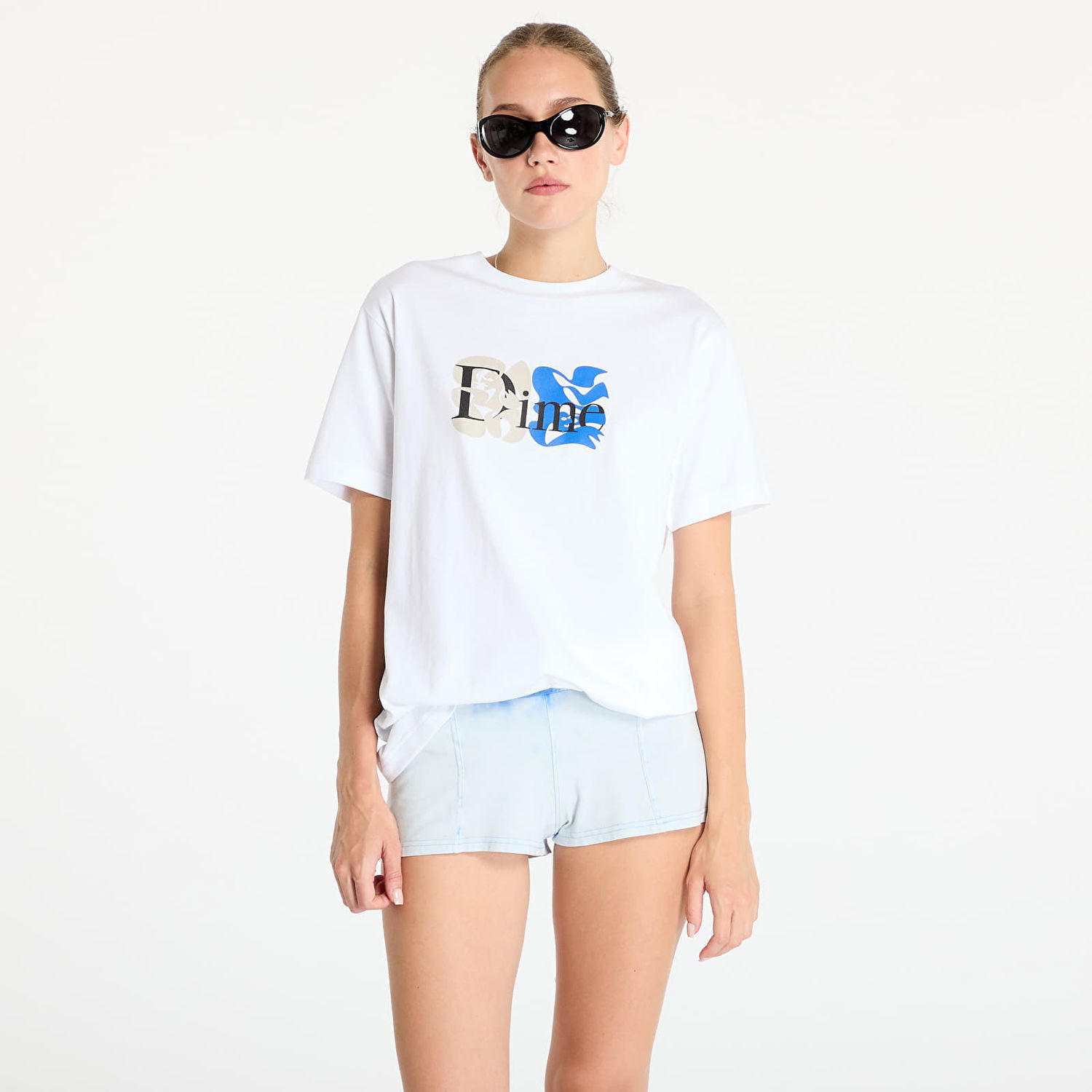 Tričko Dime Classic Duo T-Shirt UNISEX White Biela | DIMESU2428WHT, 1