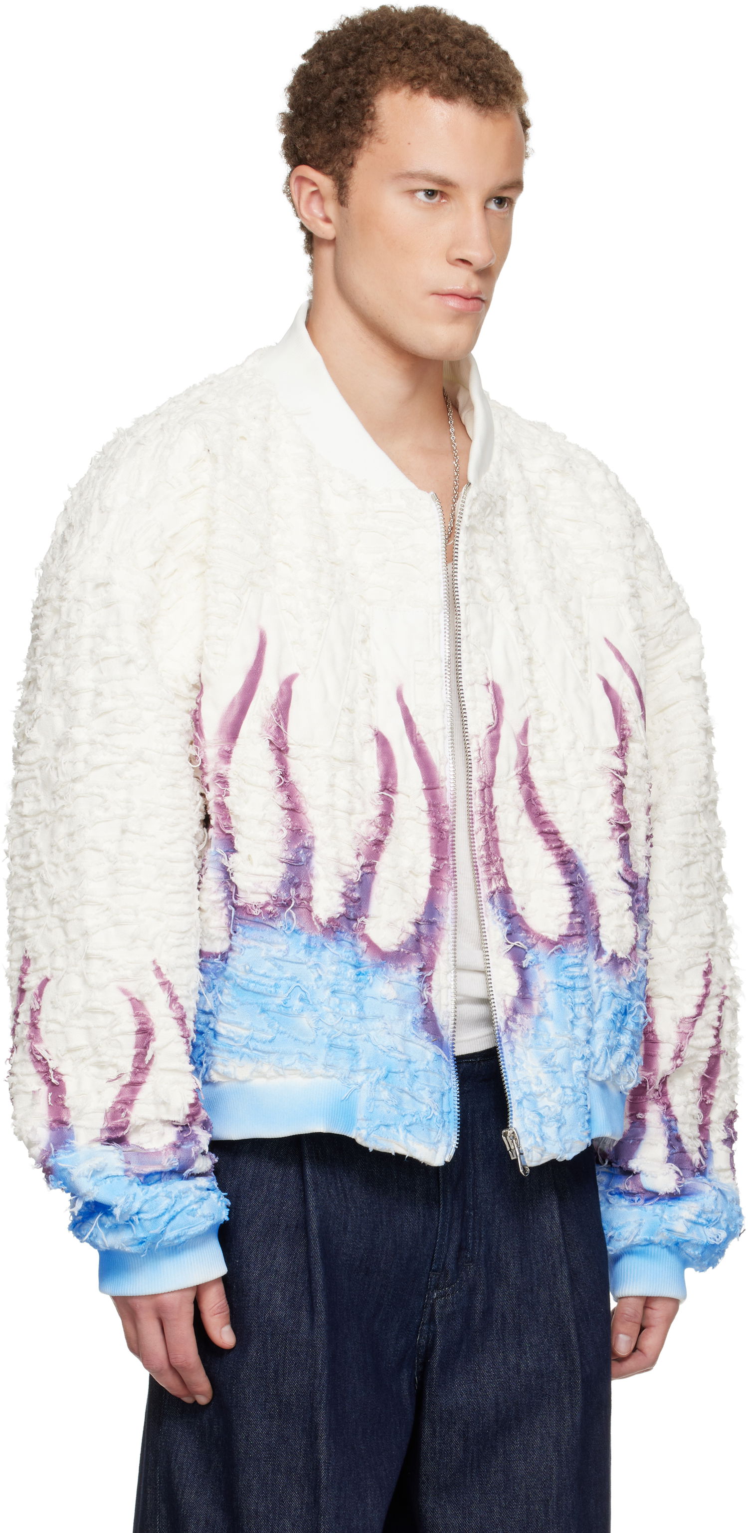 Bomber bunda Who Decides War Husk Flame Bomber Jacket Rôznofarebný | 1131280001FW25, 1