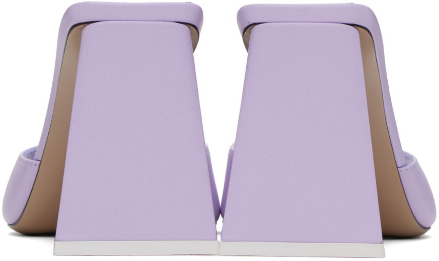 Starostlivosť o obuv The Attico Attico Mini Devon Mules Fialová | 242WS772 L001, 1