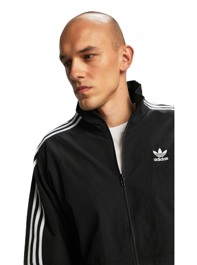 Bunda adidas Originals Lock Up Woven Track Top Čierna | ED6092