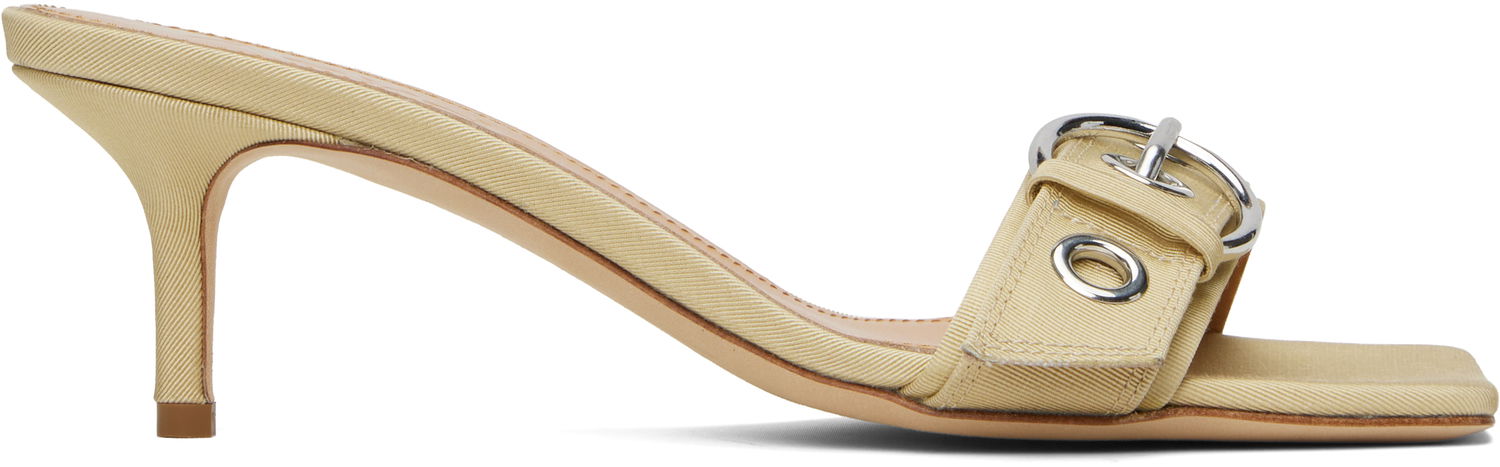 Doplnky Aeyde Aeyde Ilvy Eyelet Grosgrain Mules Béžová | A11-HS-GAIS55TB188-SS25-957-069, 0