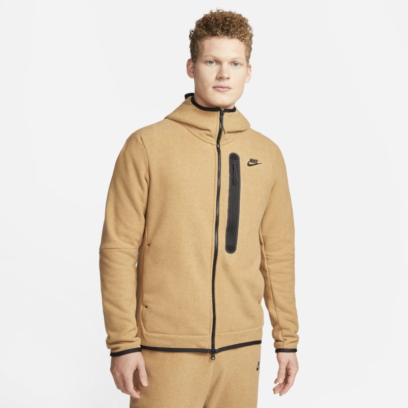 Mikina Nike Sportswear Tech Fleece Full-zip Winterized Hoodie Béžová | DQ4801-722, 0
