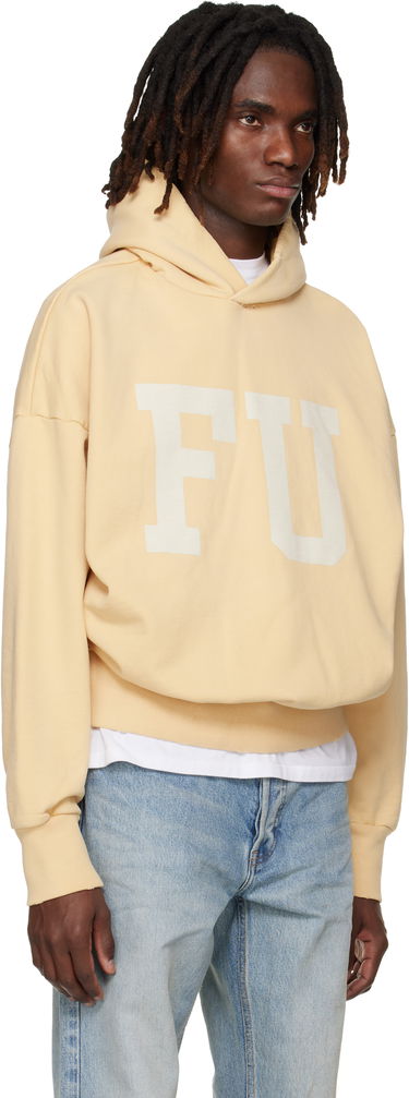 Mikina Fear of God 'Educate' Relaxed-Fit Graphic Hoodie Žltá | FG25FW12-12111BHF-708, 1