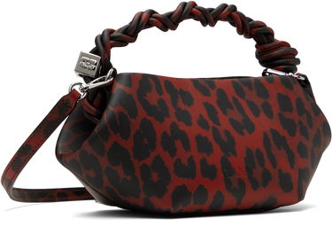 Kabelka GANNI Ganni Leopard Print Mini Bou Bag Červená | A6628, 2