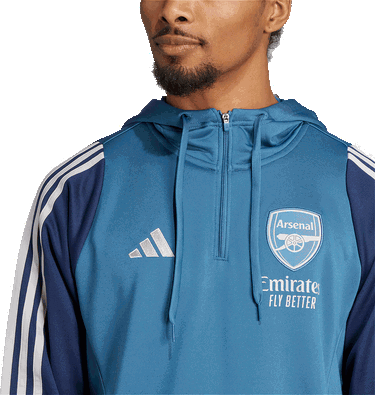Mikina adidas Originals Arsenal FC TR Training Hoodie Modrá | jj1794, 3