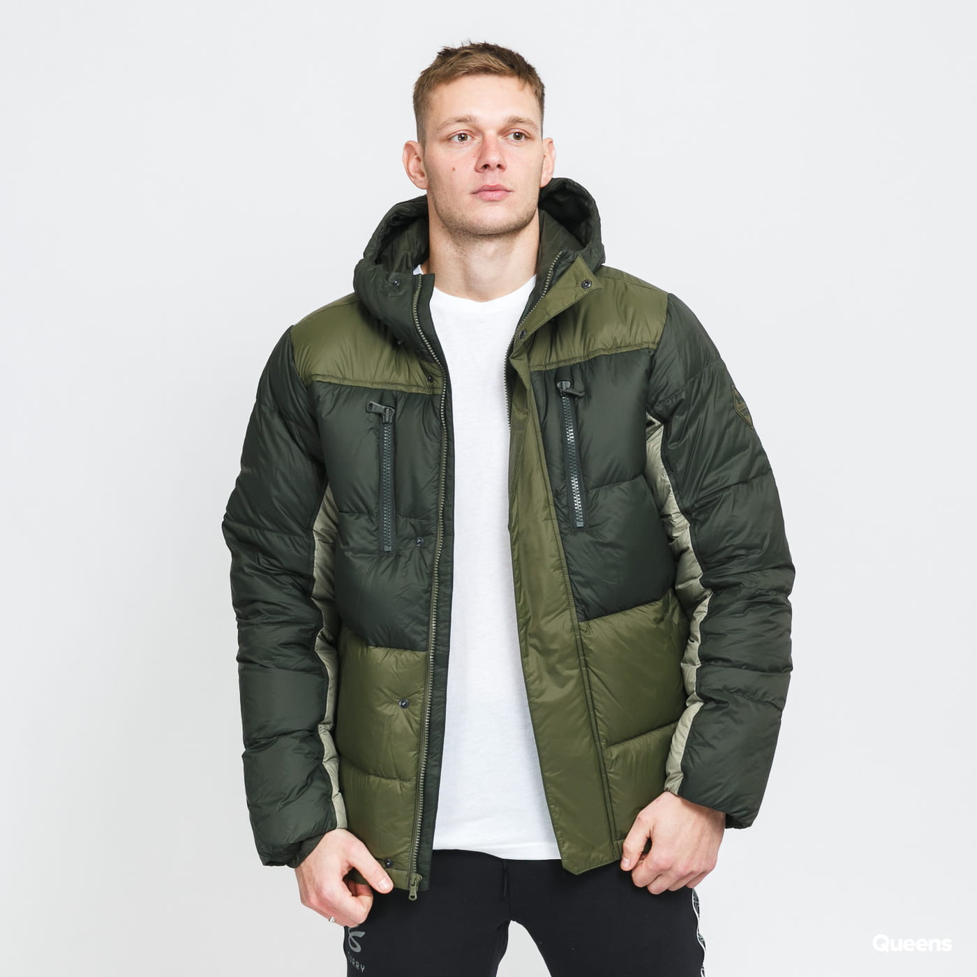 Prešívaná bunda Under Armour CGI Down Blocked Jacket Zelené | 1364895-310, 0