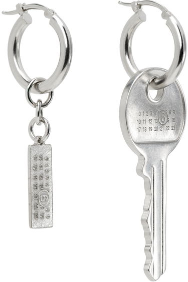 Náušnice Maison Margiela Key Earrings Metalická | SM7VG0075 P7105, 1