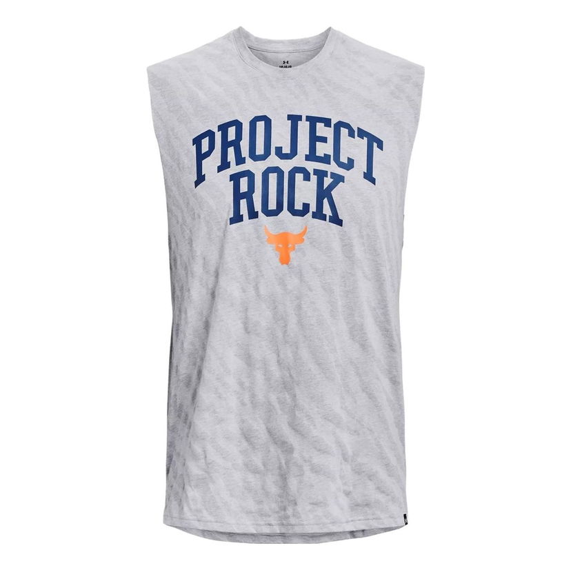 Tielko Under Armour Project Rock Men's Sleeveless Tank Šedá | 1379019-011