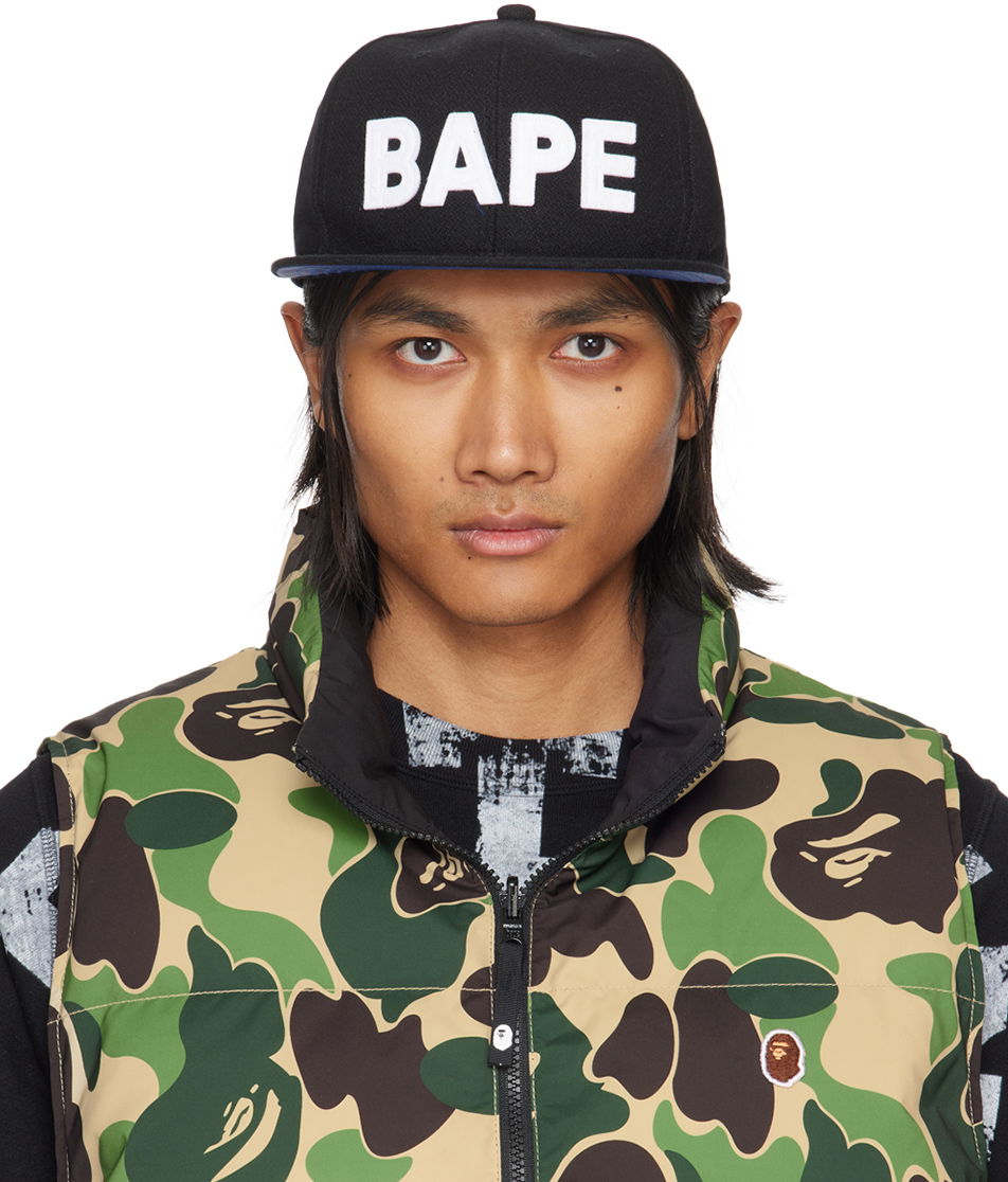Šiltovka BAPE Patch Snap Back Cap Čierna | 001CPJ801009M, 0