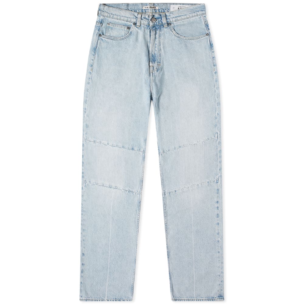 Džínsy OUR LEGACY Extended Third Cut Jean Superlight Wash Tyrkysová | M12053S, 0