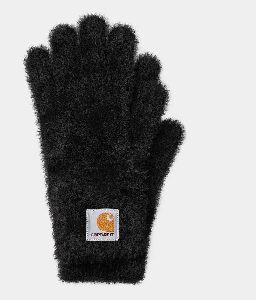 Rukavice Carhartt WIP Chedda Faux Fur Gloves L-XL Čierna | I035512_18