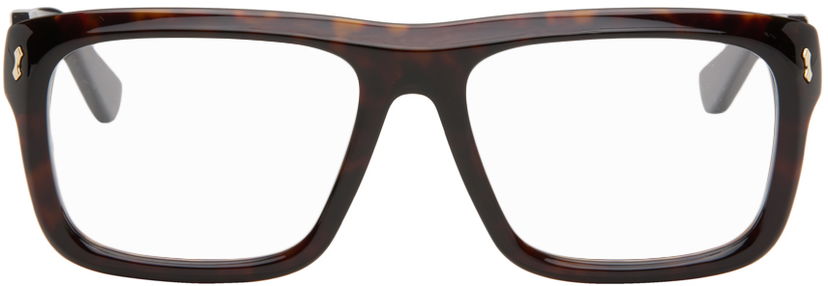 Oblečenie Gucci Square Glasses Hnedá | GG1462O-002