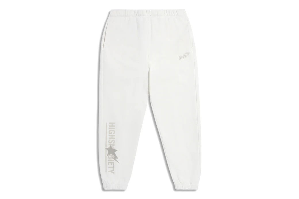 Tepláky BAPE BAPE x Highsnobiety Sweat Pants Ivory Biela | 1J73-152-905, 0