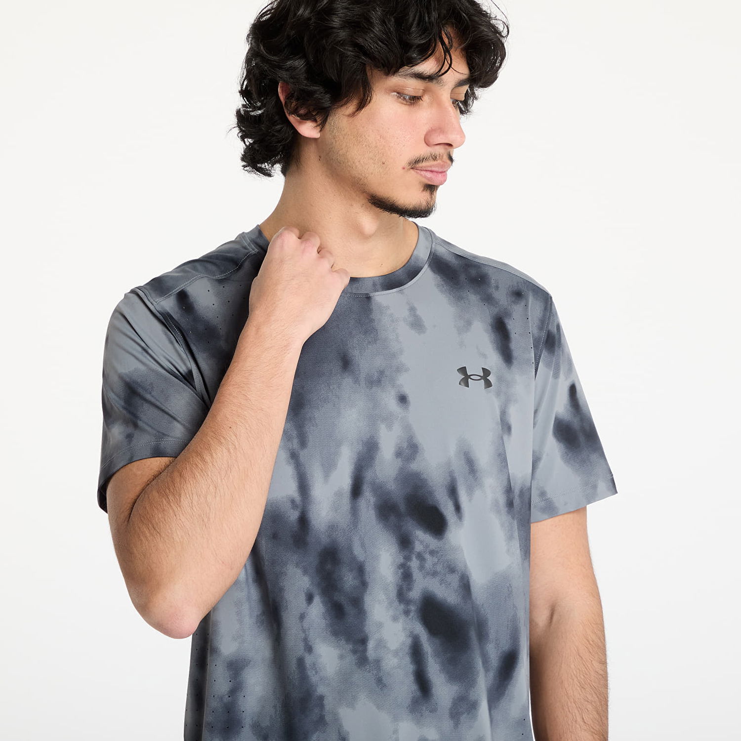 Tričko Under Armour Launch Elite Print Short Sleeve T-Shirt Šedá | 1389804-024, 1