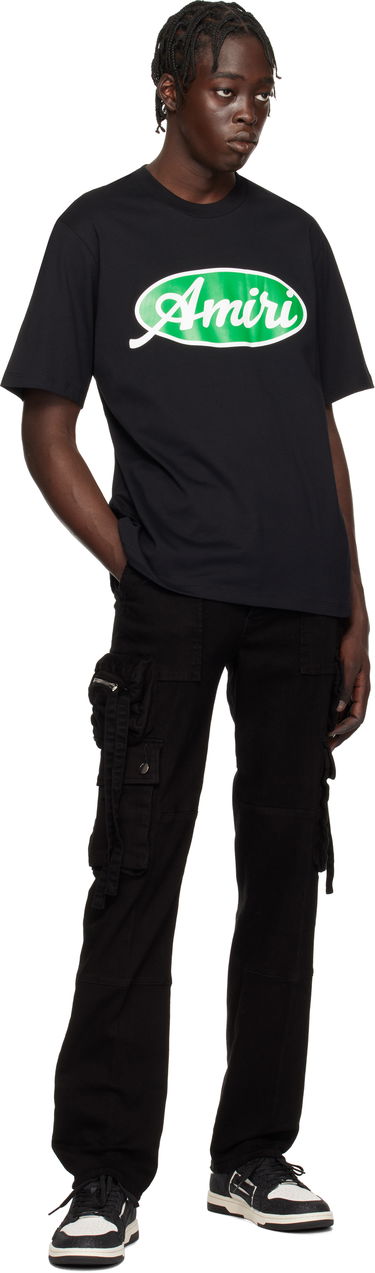 Tričko AMIRI Oval Logo T-Shirt Čierna | AMJYTE1133, 3