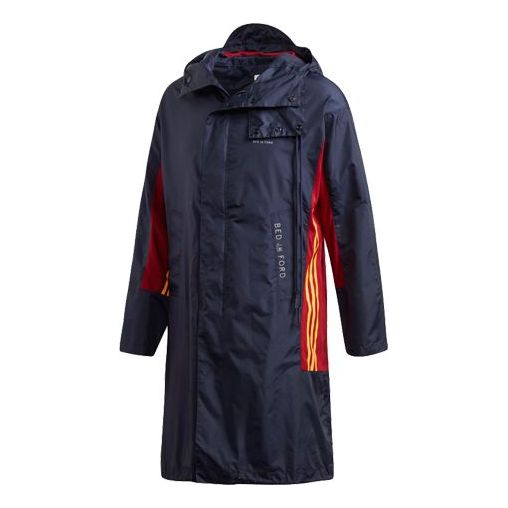 Pláštenka adidas Originals BED J.W. FORD Long Jacket Navy | FI8835, 0