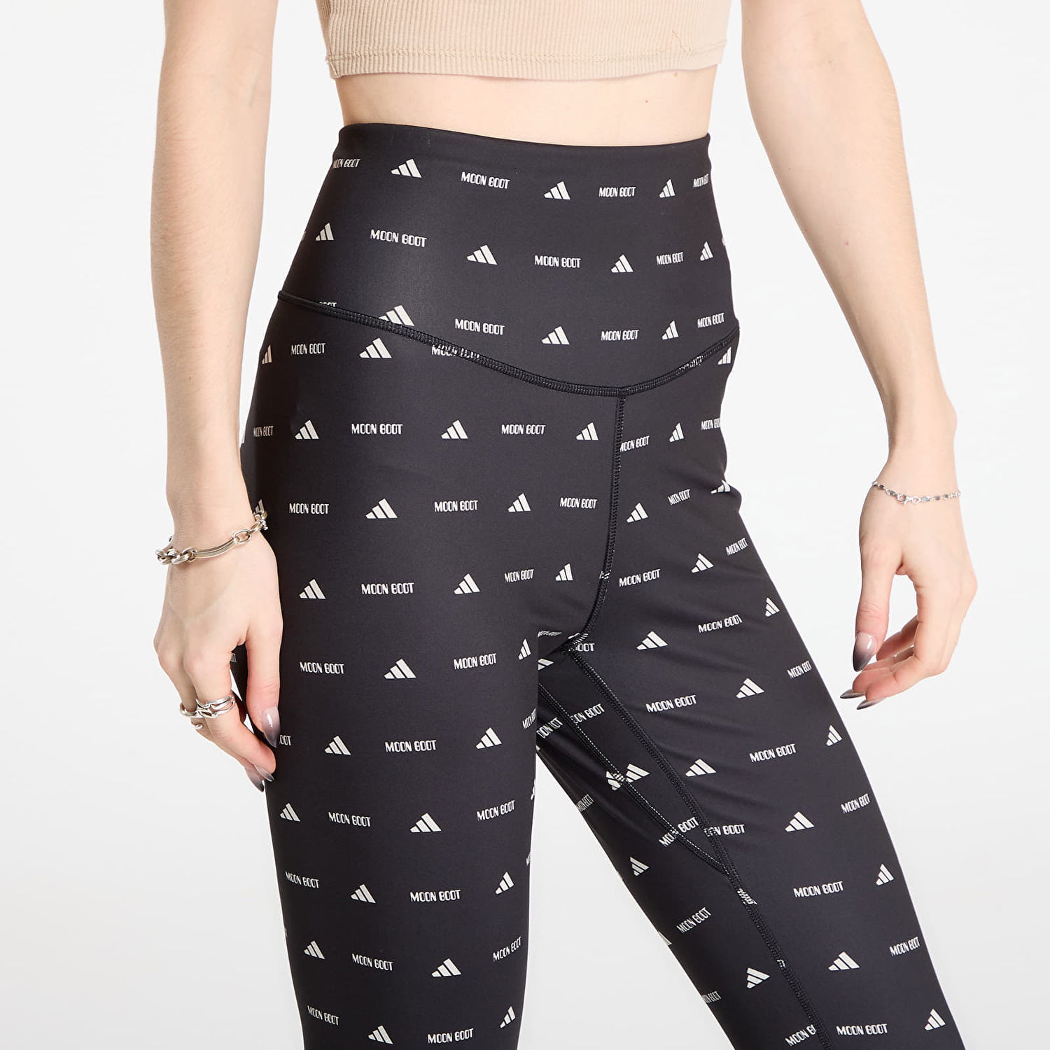 Legíny adidas Performance adidas x Moonboot All-Over Print Leggings Čierna | JM8912, 1